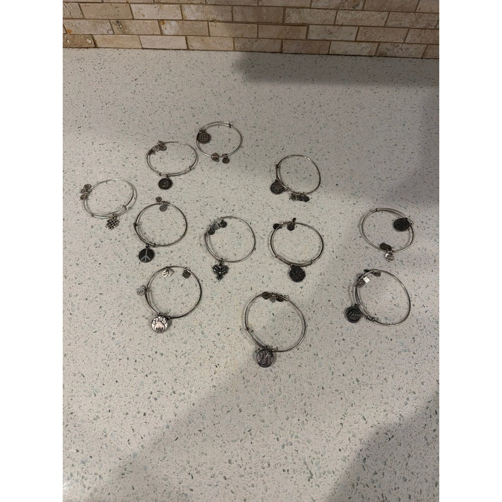 Alex and Ani Bracelet Lot of 11 Expandable‎ Charm Bracelets